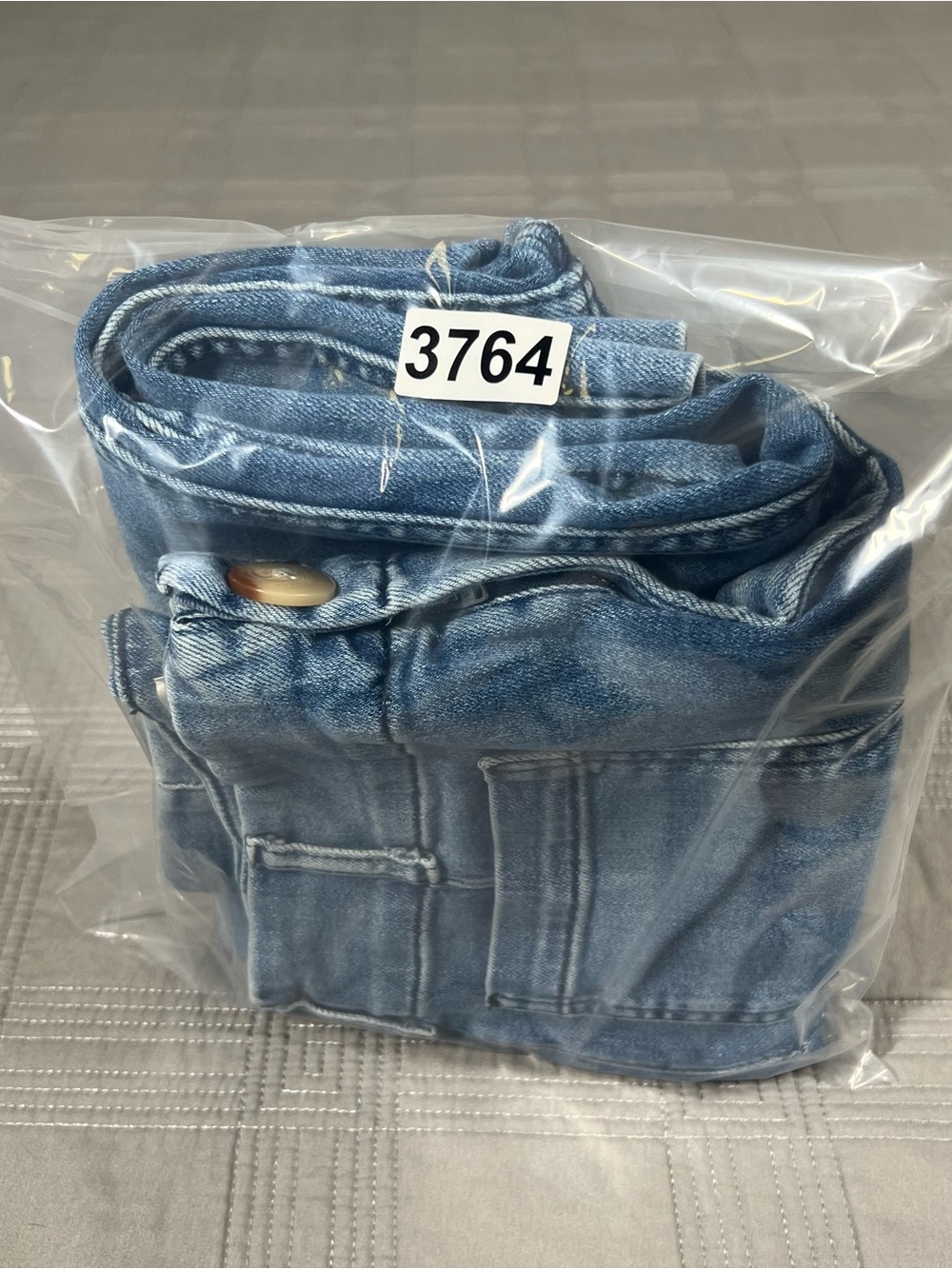 Anthropologie Maeve The Colette Cropped Wide-Leg Jeans Blue Denim Size 27 - Picture 12 of 13